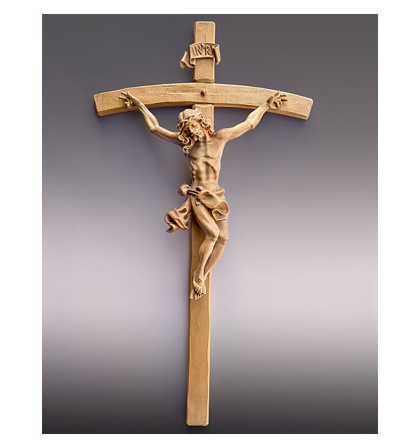 4100 - Christus mit Kreuz GEBEIZT