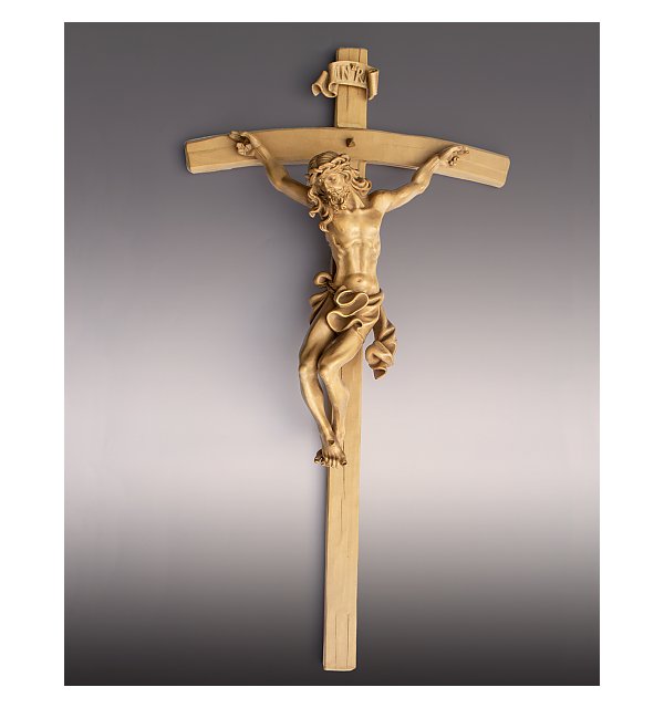 4400 - Christus mit Kreuz GEBEIZT