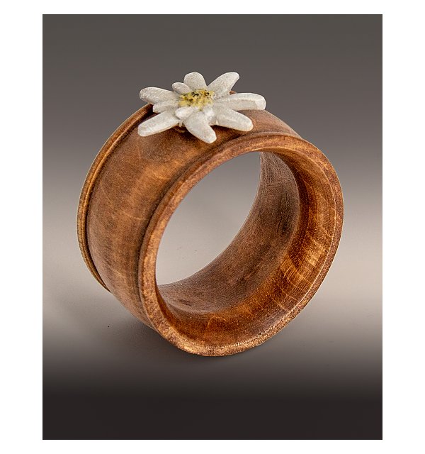 3445 - Napkin ring with edelweiss COLOR