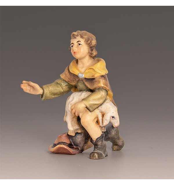 6123 - Sheperd kneeling with sheep OTTO COLOR