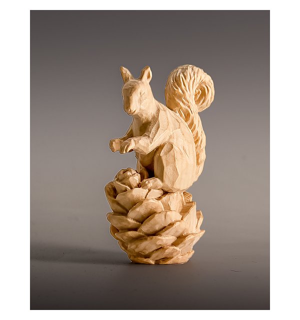 9001 - Red squirrel with pine cembra cones ZIRBEL