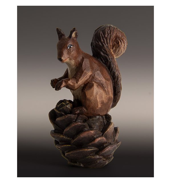 9001 - Red squirrel with pine cembra cones ZIRBEL COL