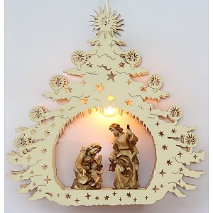 6192 - S. Family with Christmas Tree and lamp