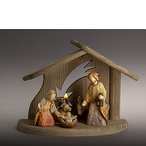 8191 -  Stable star with Holy Family ox donkey ANNA