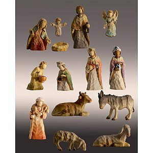 8194 - Nativity Scene ANNA 14 pieces