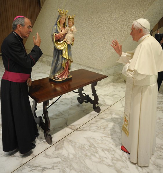 innaugurazione con Papa Benedetto